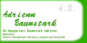 adrienn baumstark business card